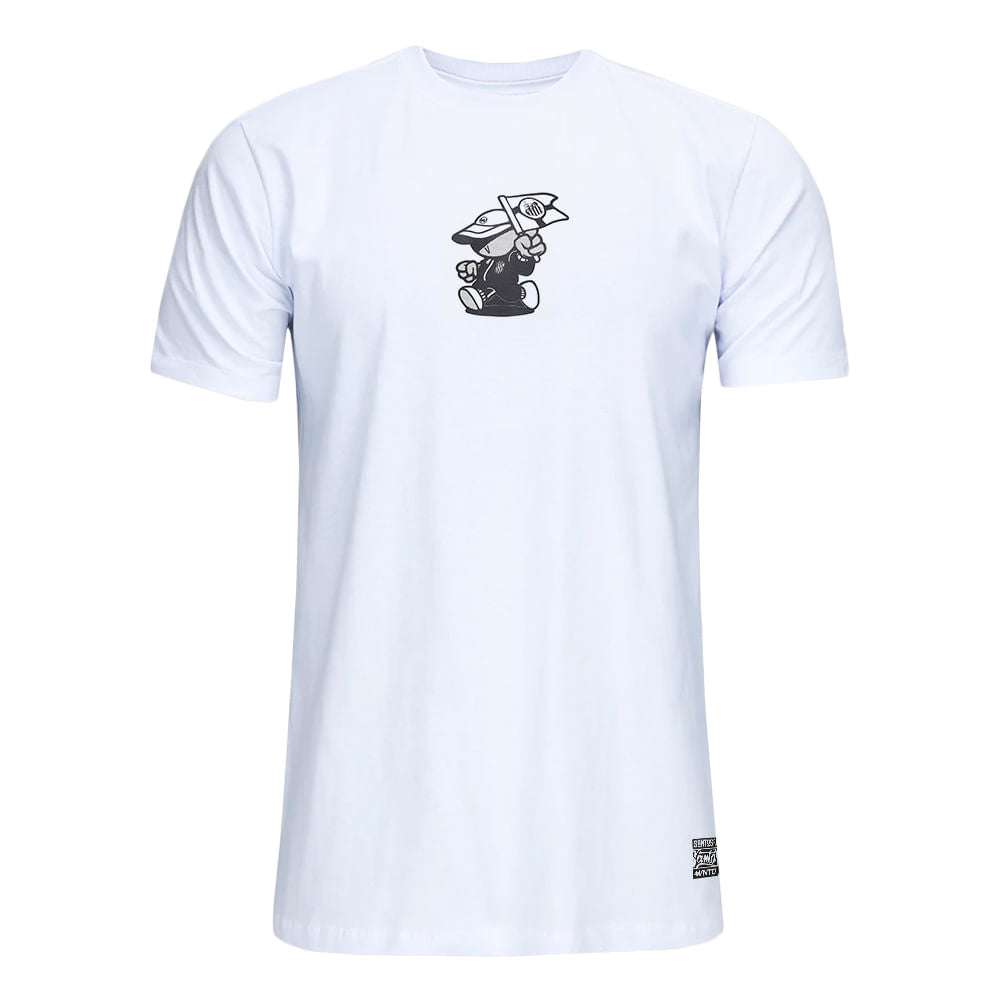 Camiseta Santos Oversized Pela Bandeira Casual