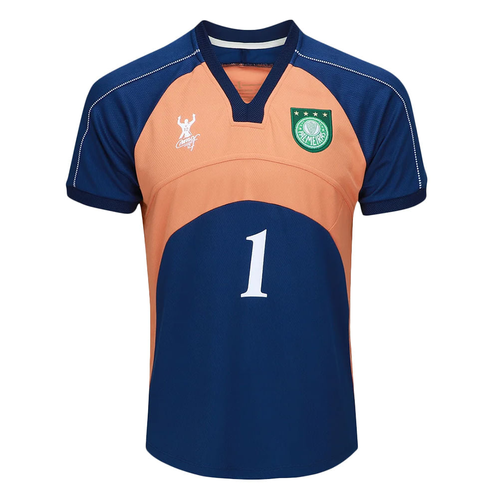 Camiseta Palmeiras Goleiro Retrô 2000 Casual