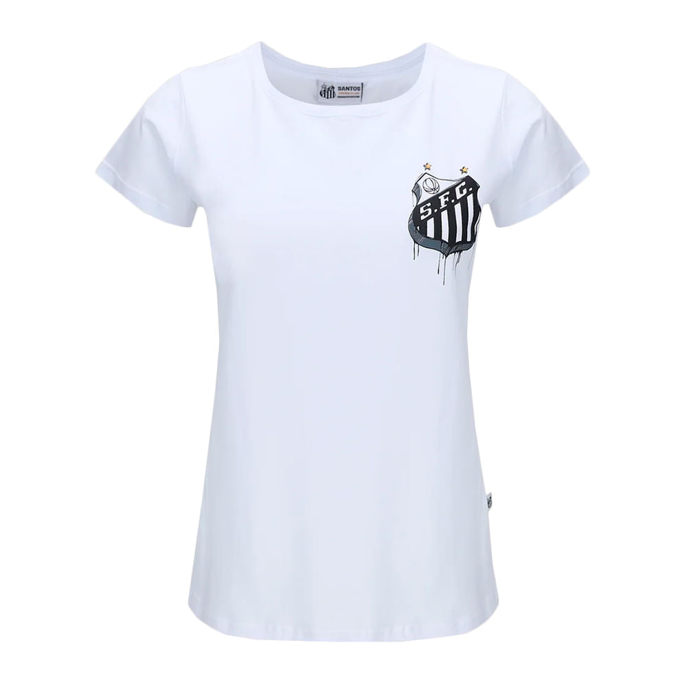 Camiseta Santos Sempre Santos Feminina Casual