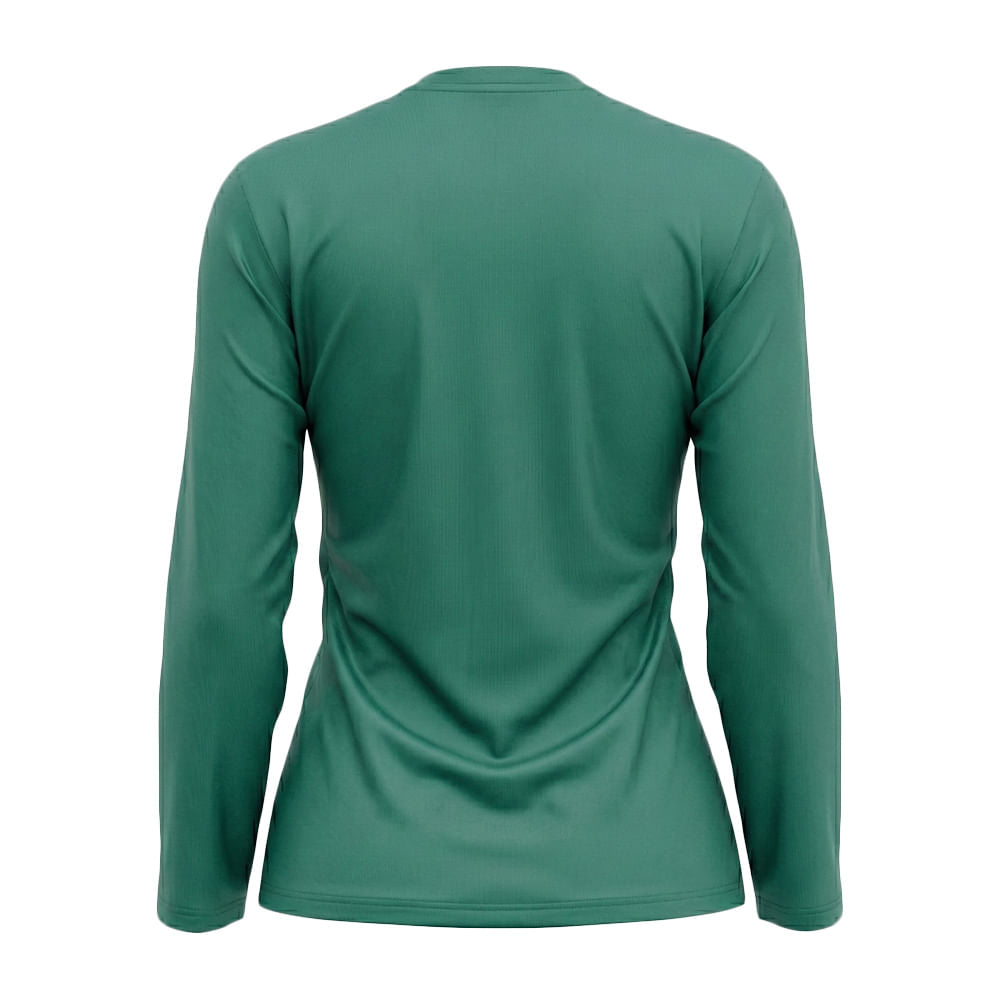 Camisa Palmeiras 1914 UV50 ML Feminina Casual