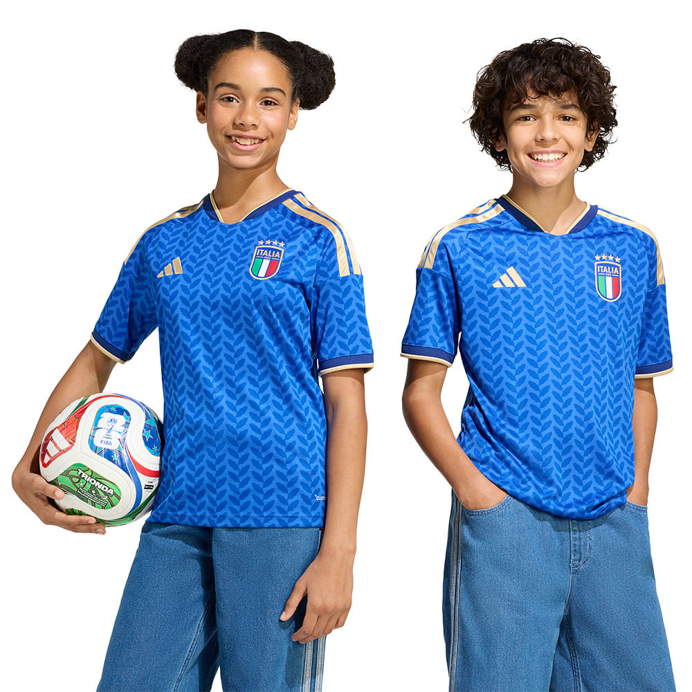 Camisa Itália 1 2026 Infantil Dry Fit