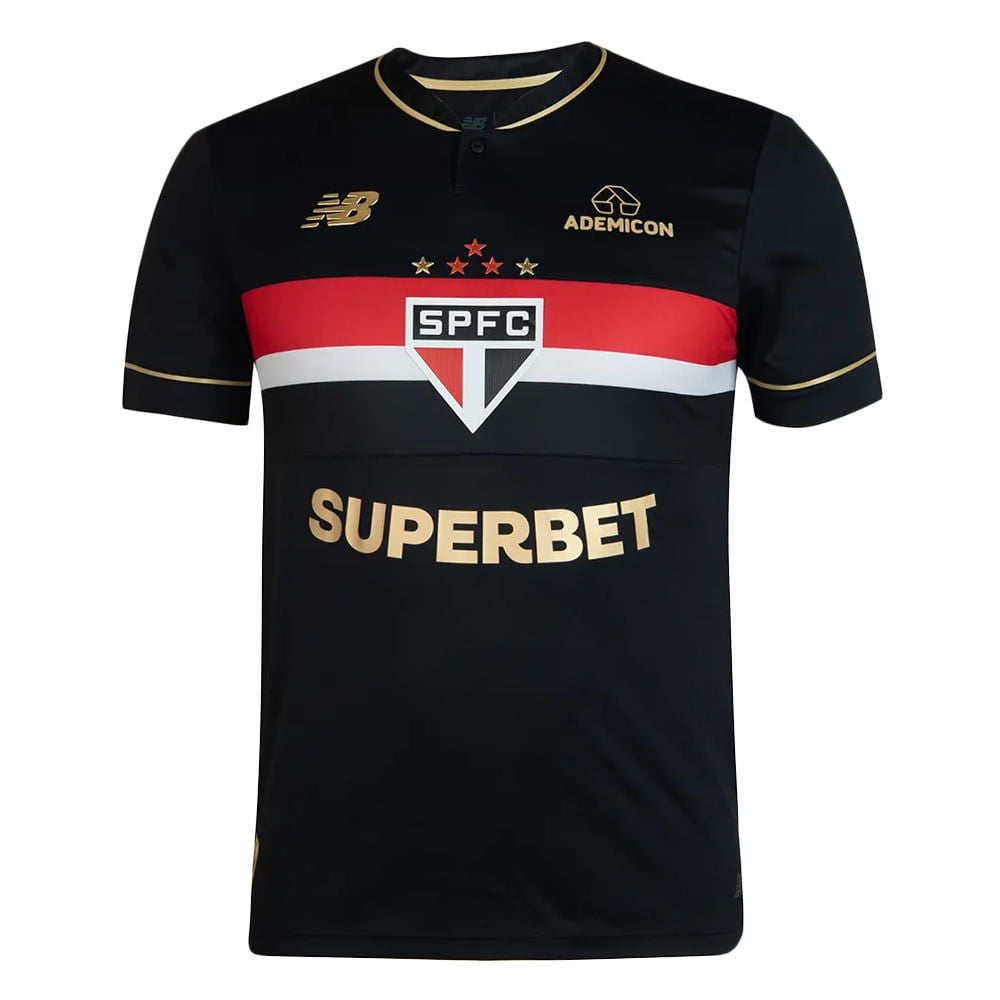 Camisa São Paulo 3 2025 Masculina Dry Fit