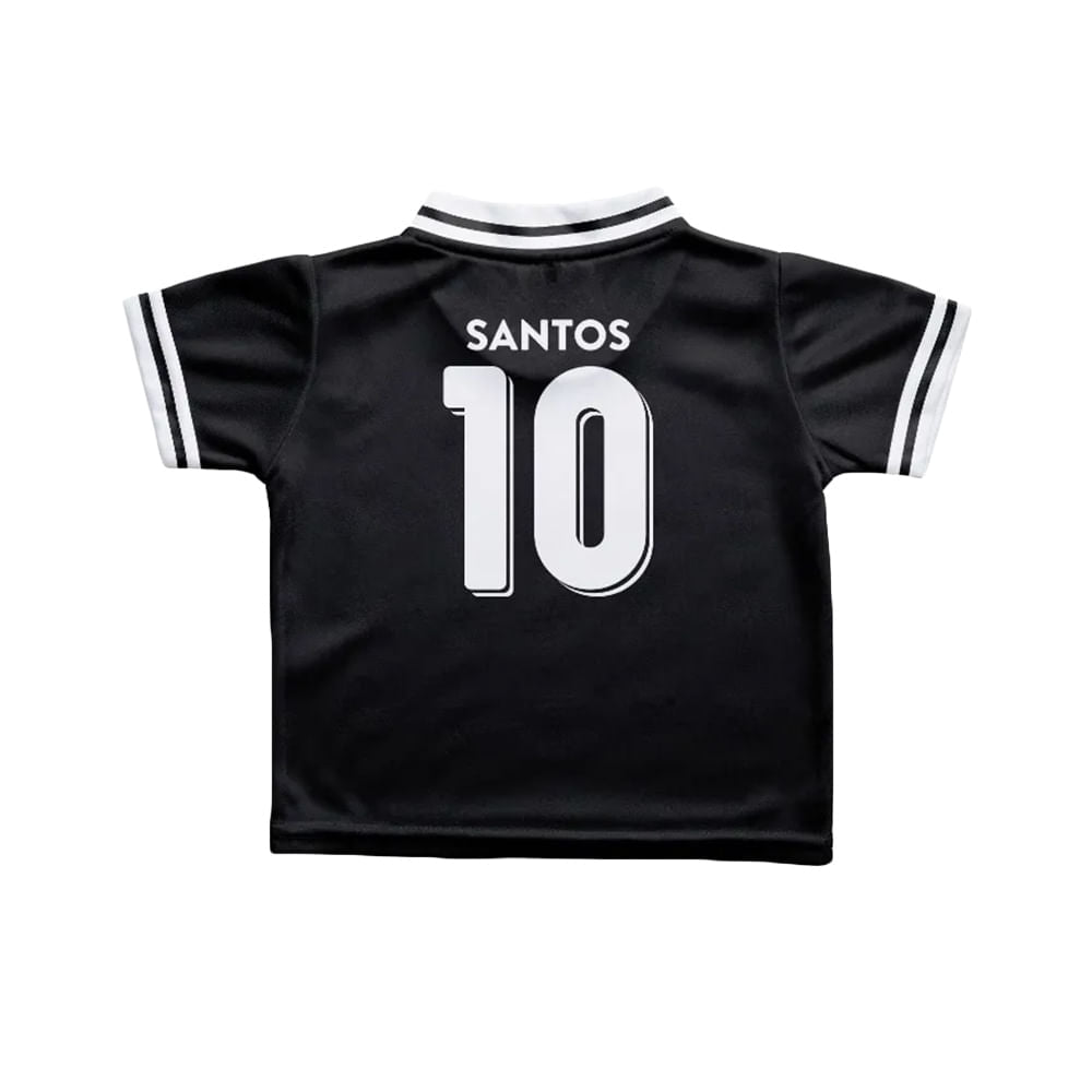Camisa Santos Torcida Baby Santos Estilo Ii Infantil Casual