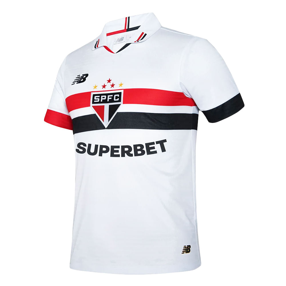 Camisa São Paulo 1 2024 Masculina Dry Fit