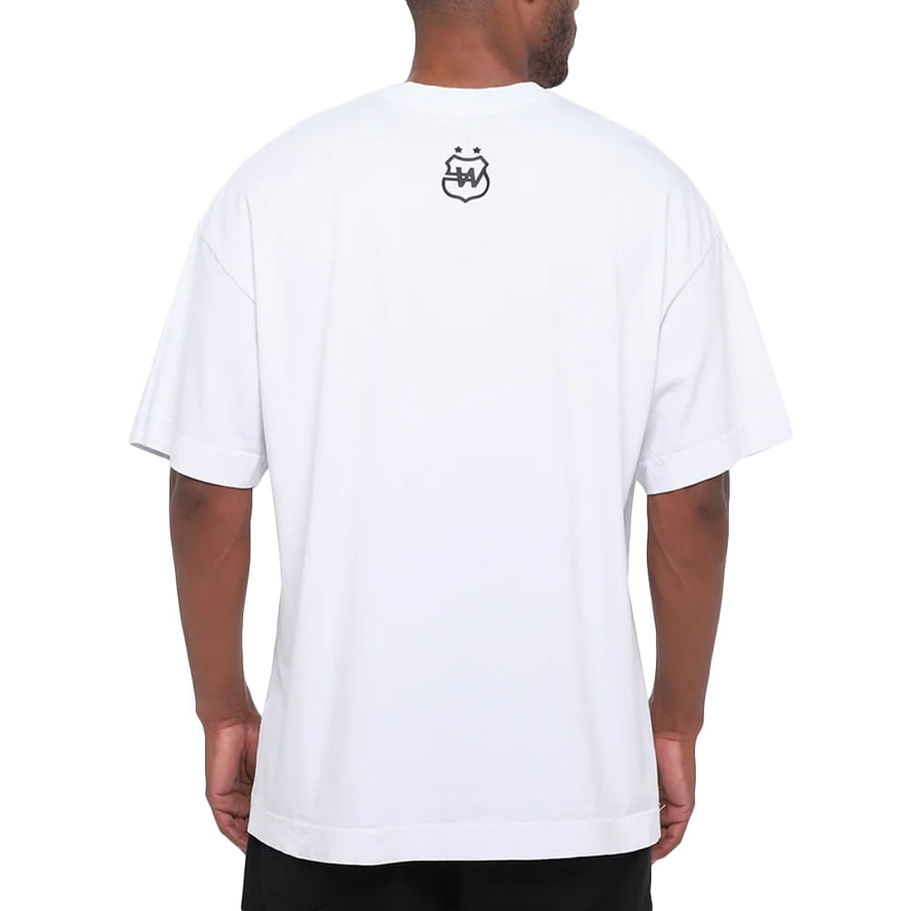 Camiseta Santos Oversized Pela Bandeira Casual