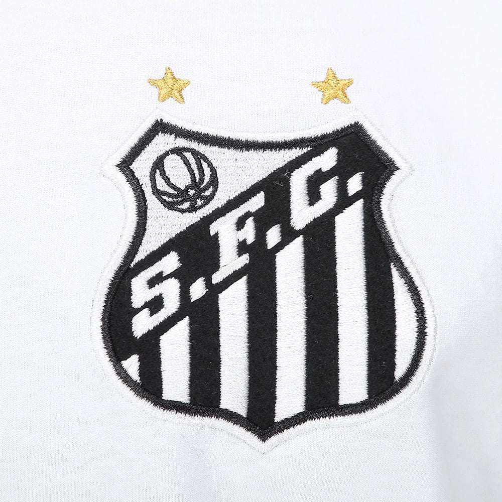 Camiseta Santos Classic Coroa Infantil Casual