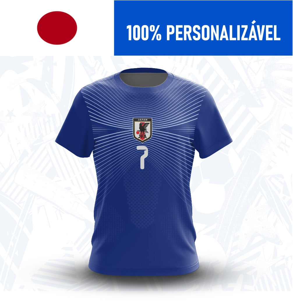 Camisa Japão Personalizada Copa 2026 - Frente - Joga o Manto