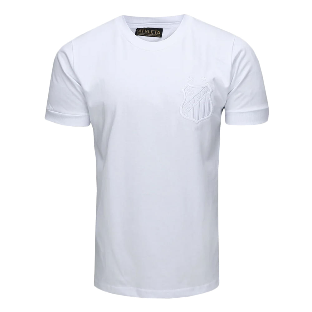 Camiseta Santos Monocromática Casual