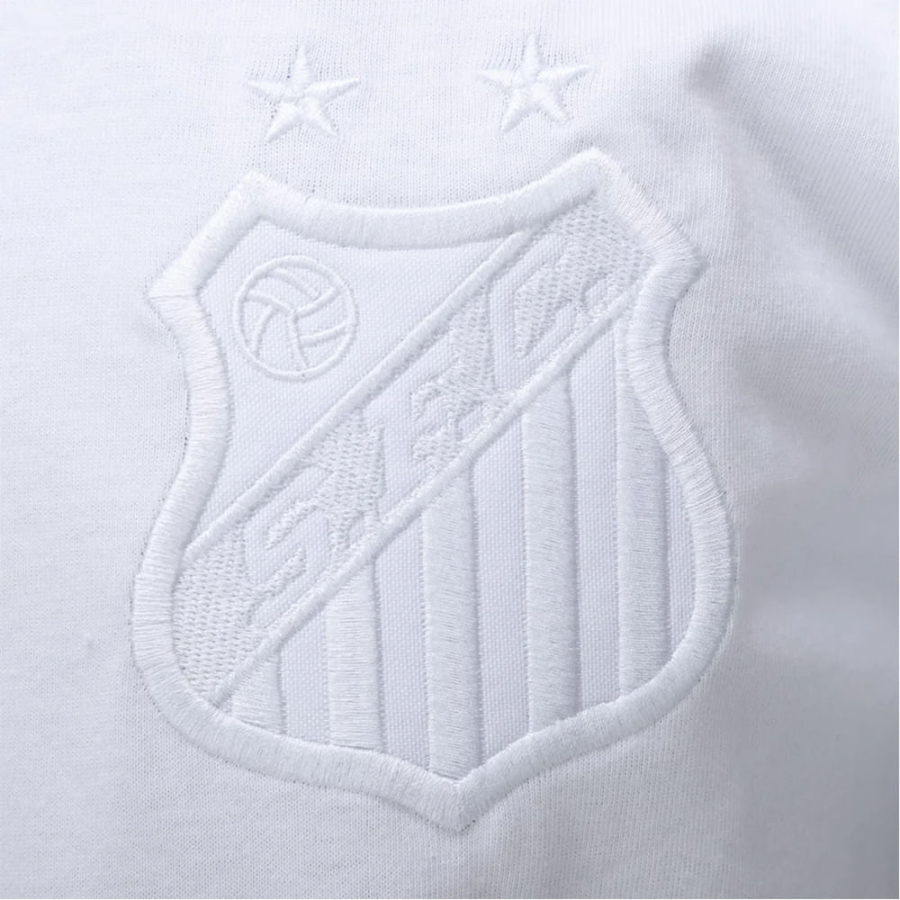 Camiseta Santos Monocromática Casual