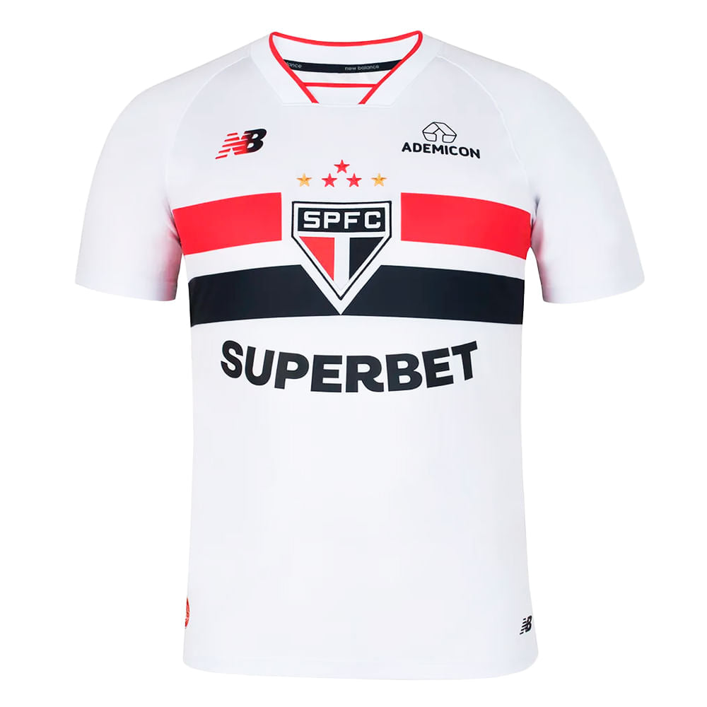 Camisa São Paulo 1 2026 Masculina Dry Fit