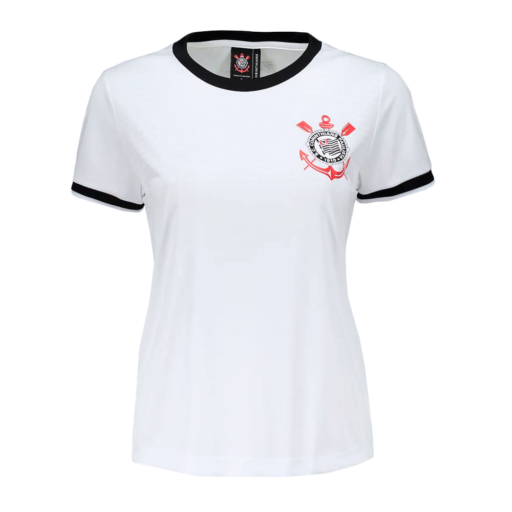 Camiseta Corinthians Feminina Casual