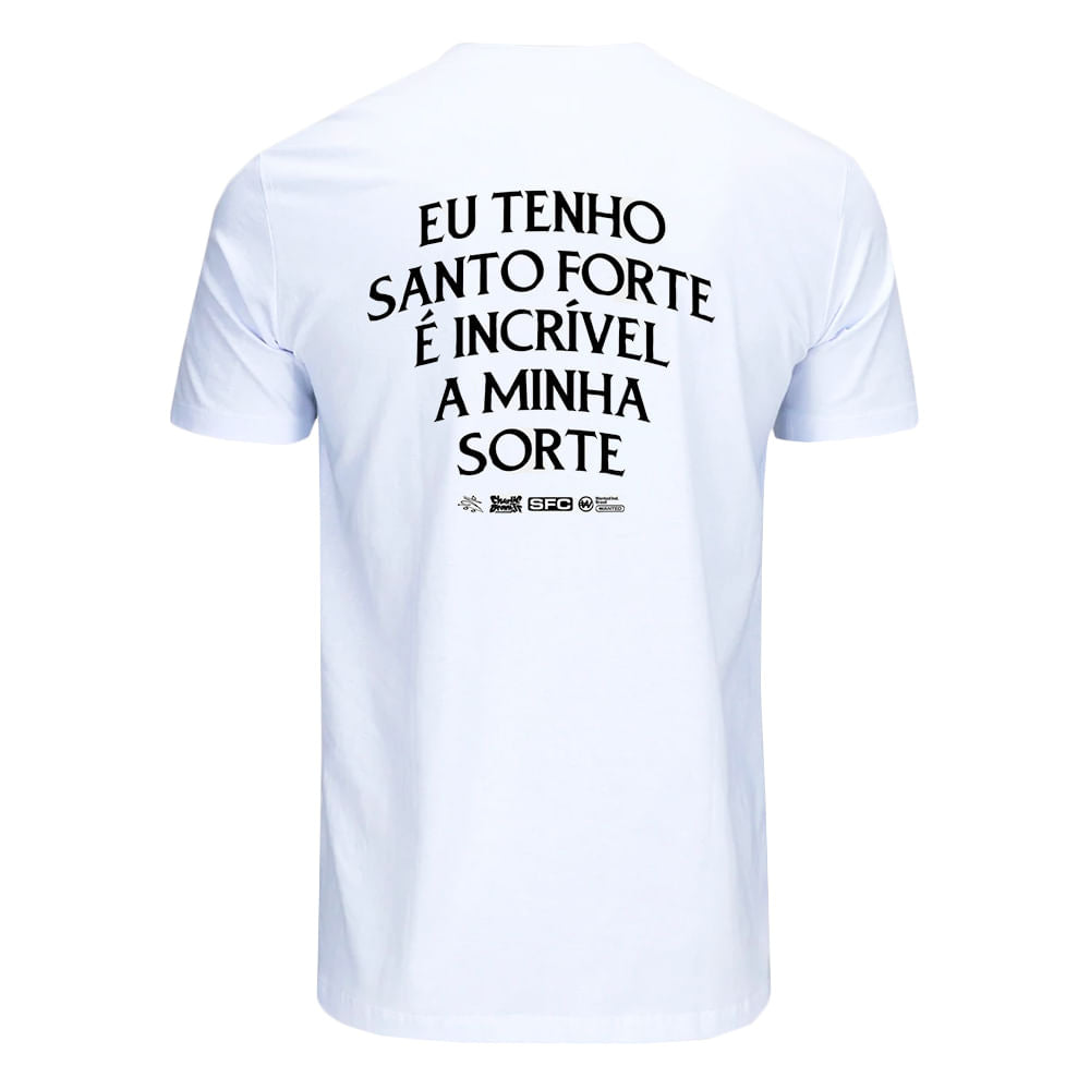 Camiseta Santos Oversized Santo Forte Casual
