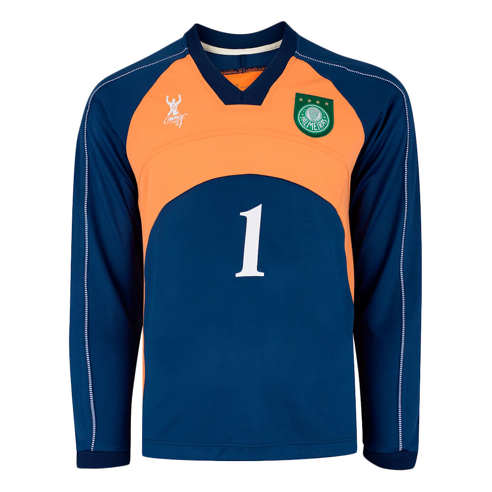 Camiseta Palmeiras Goleiro Retrô 2000 ML Casual