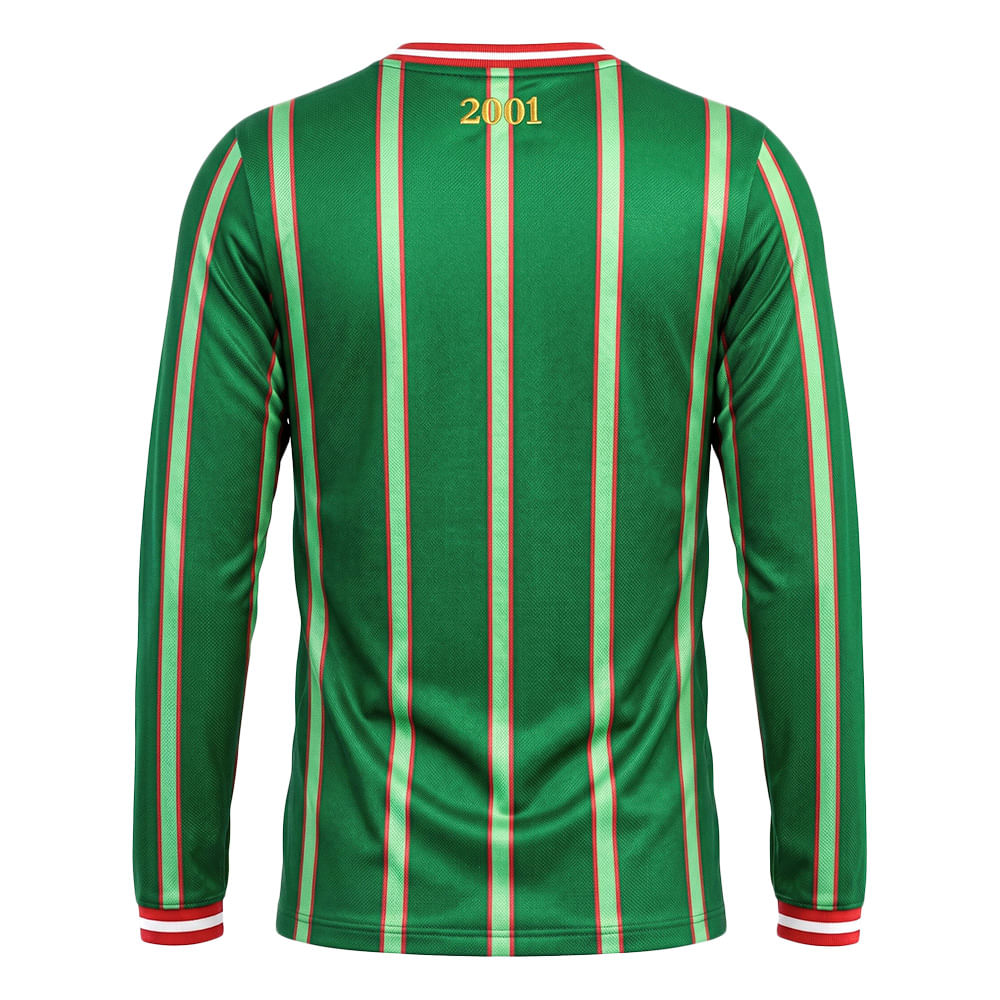 Camiseta Palmeiras Retrô 2001 ML Casual