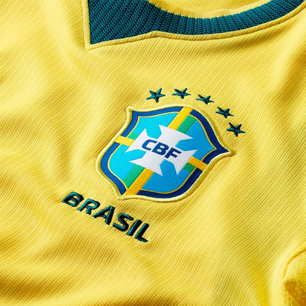 Camisa Brasil 1 2026 Infantil Dry Fit