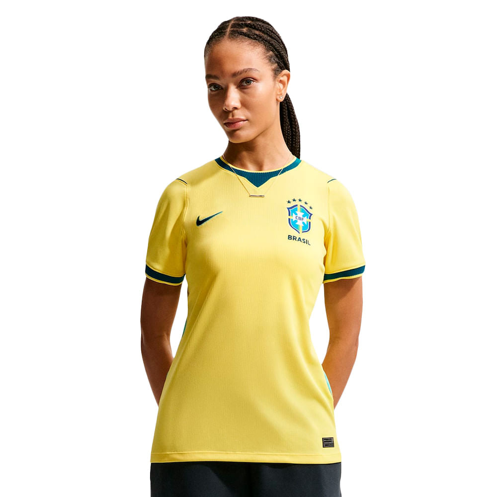 Camisa Brasil 1 2026 Feminina Dry Fit