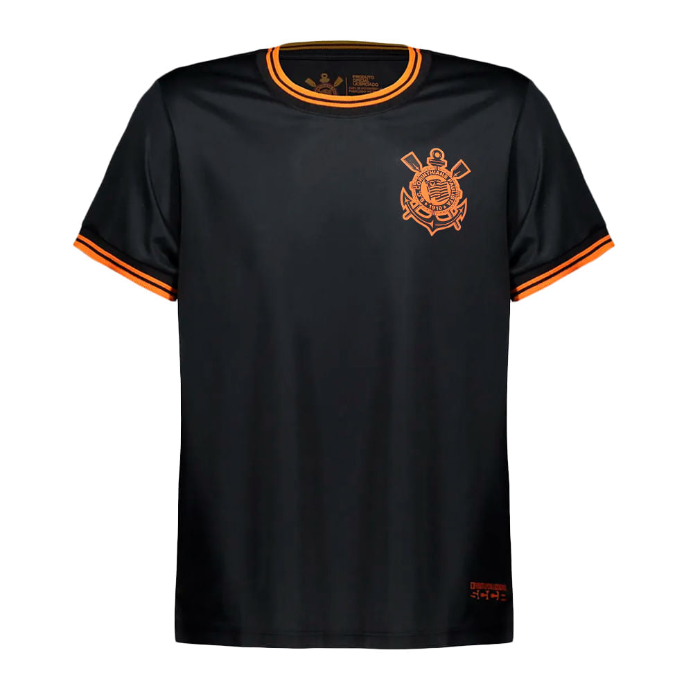 Camiseta Corinthians Logo Infantil Casual