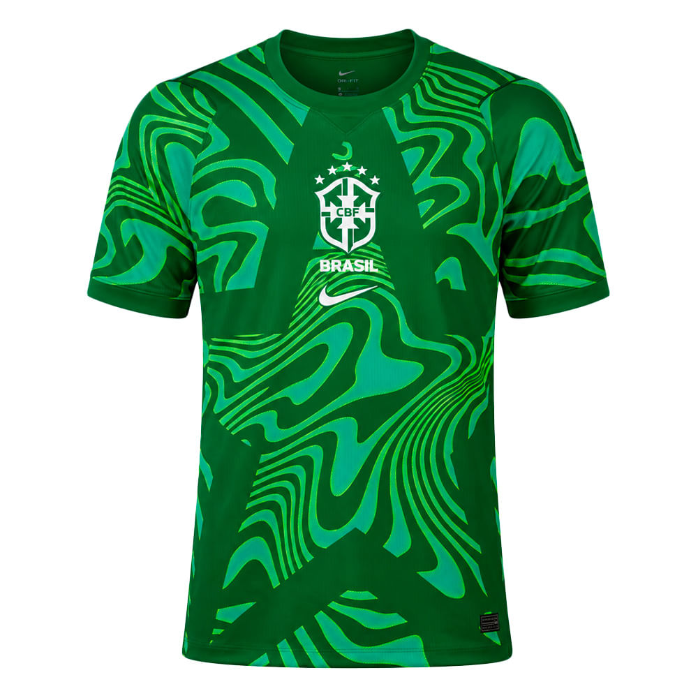 Camisa Brasil 1 Goleiro 2026 Masculina Dry Fit