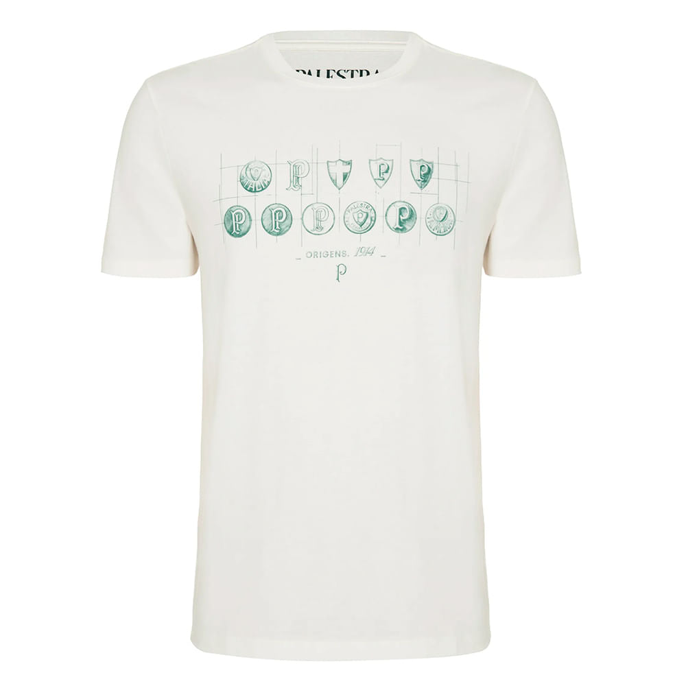 Camiseta Palmeiras Logo Origens Casual