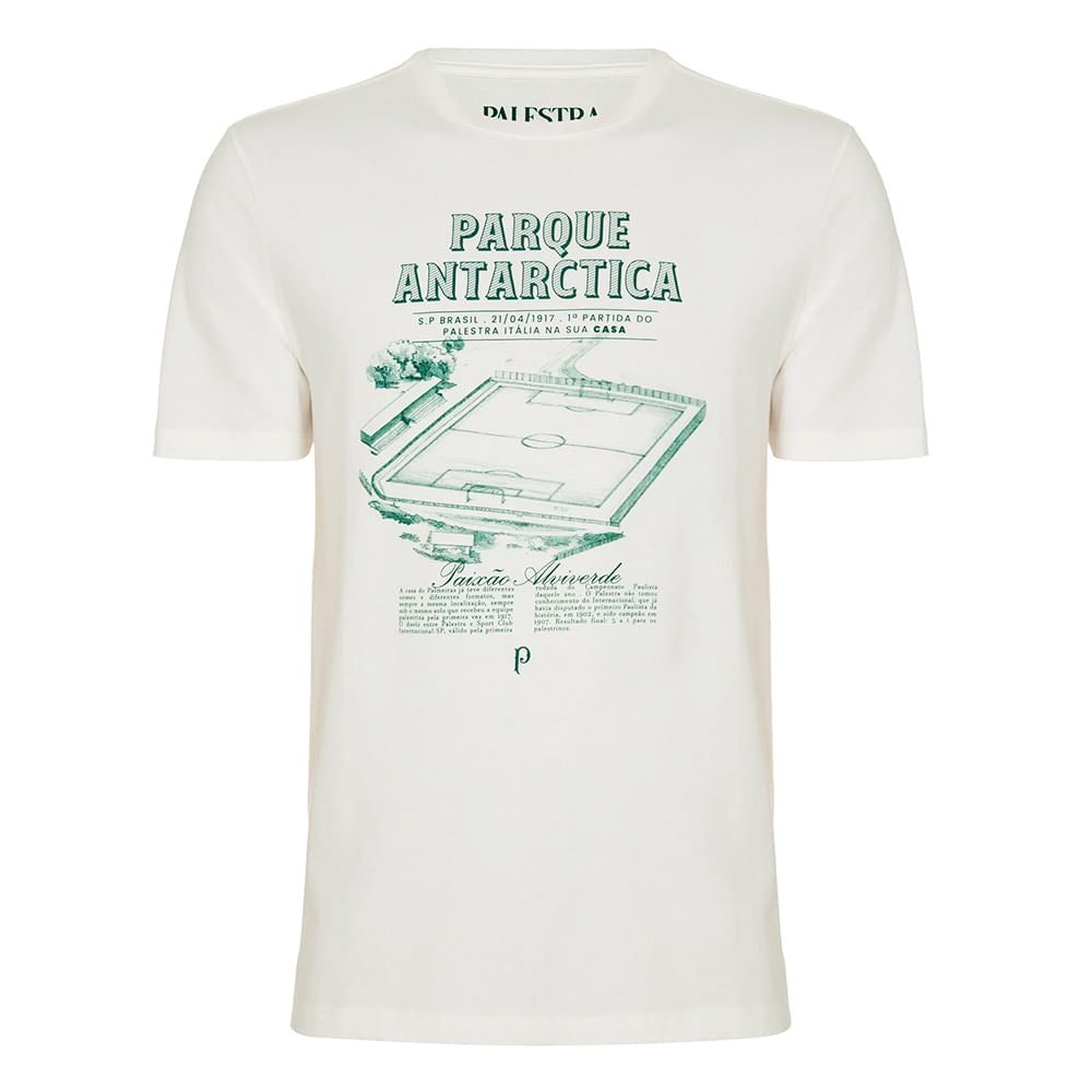Camiseta Palmeiras Parque Antarctica Casual