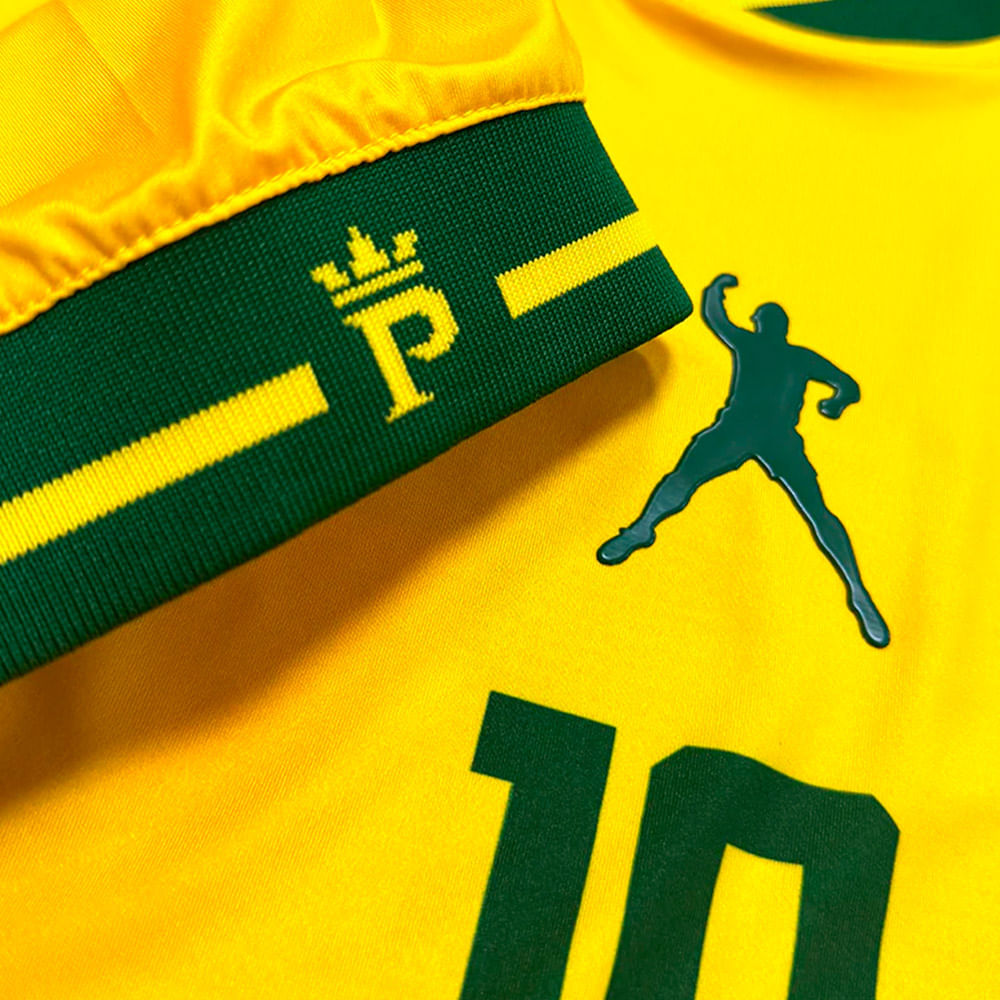 Camiseta Brasil Pelé 10 Performance Casual