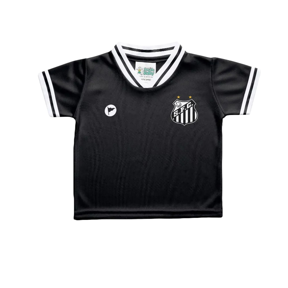 Camisa Santos Torcida Baby Santos Estilo Ii Infantil Casual