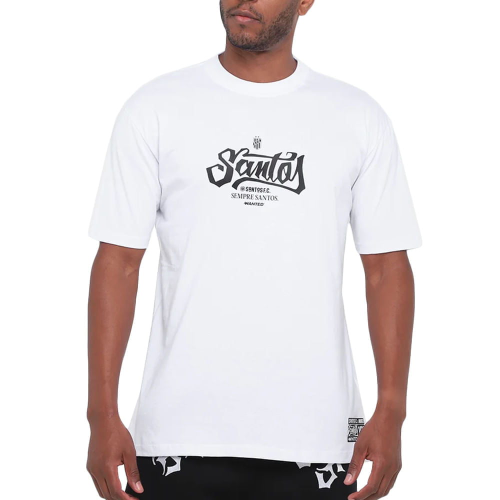 Camiseta Santos Vivo Pelo Santos Casual