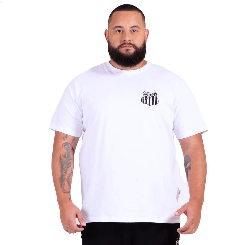 Camiseta Santos Classic Plus Casual
