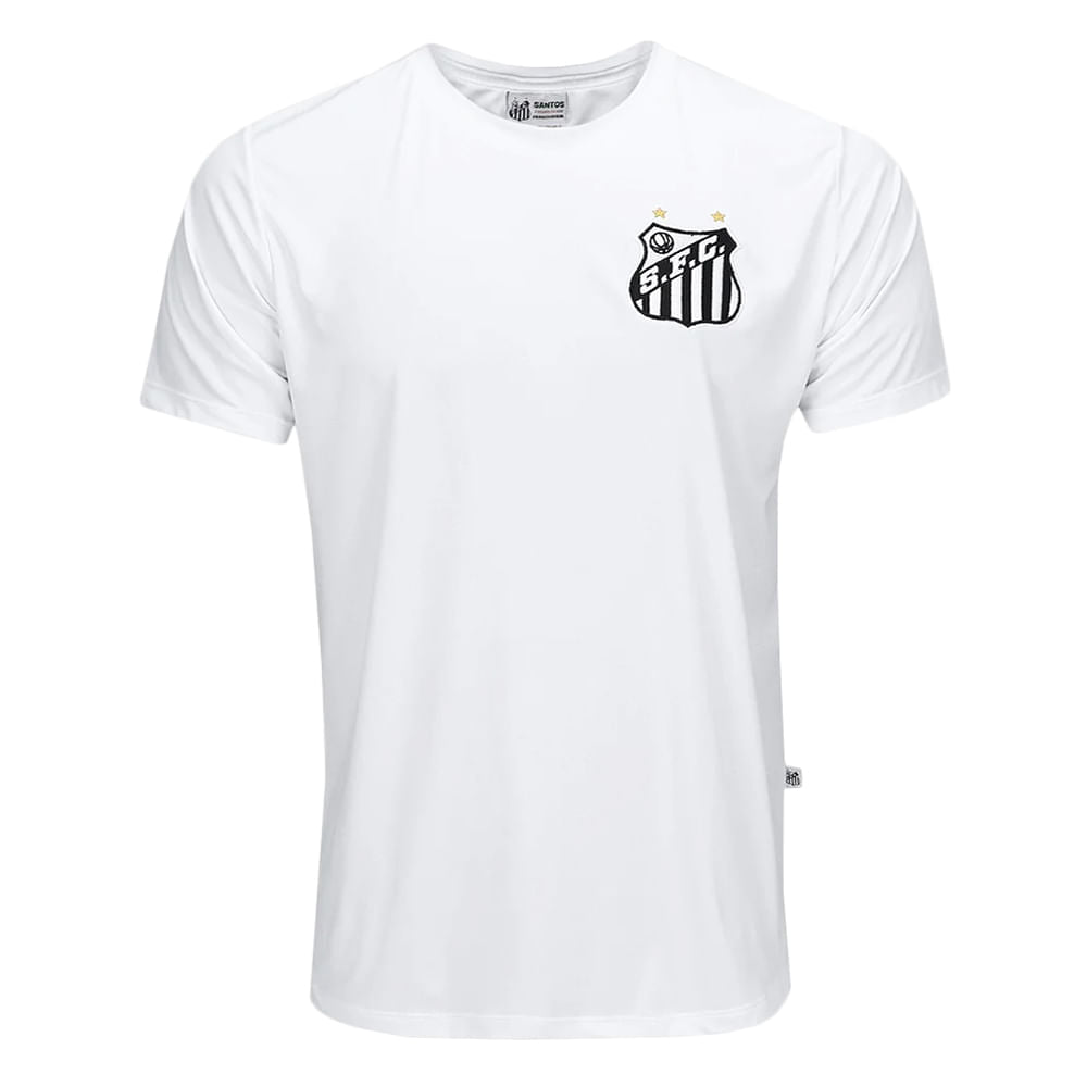 Camiseta Santos Classic Coroa Plus Casual