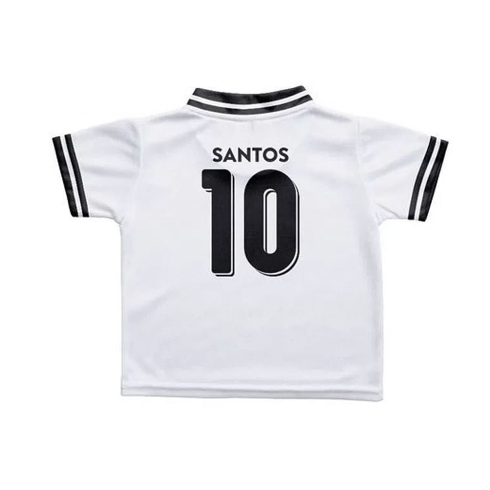 Camisa Santos Futebol Torcida Baby Santos Estilo I Infantil Casual