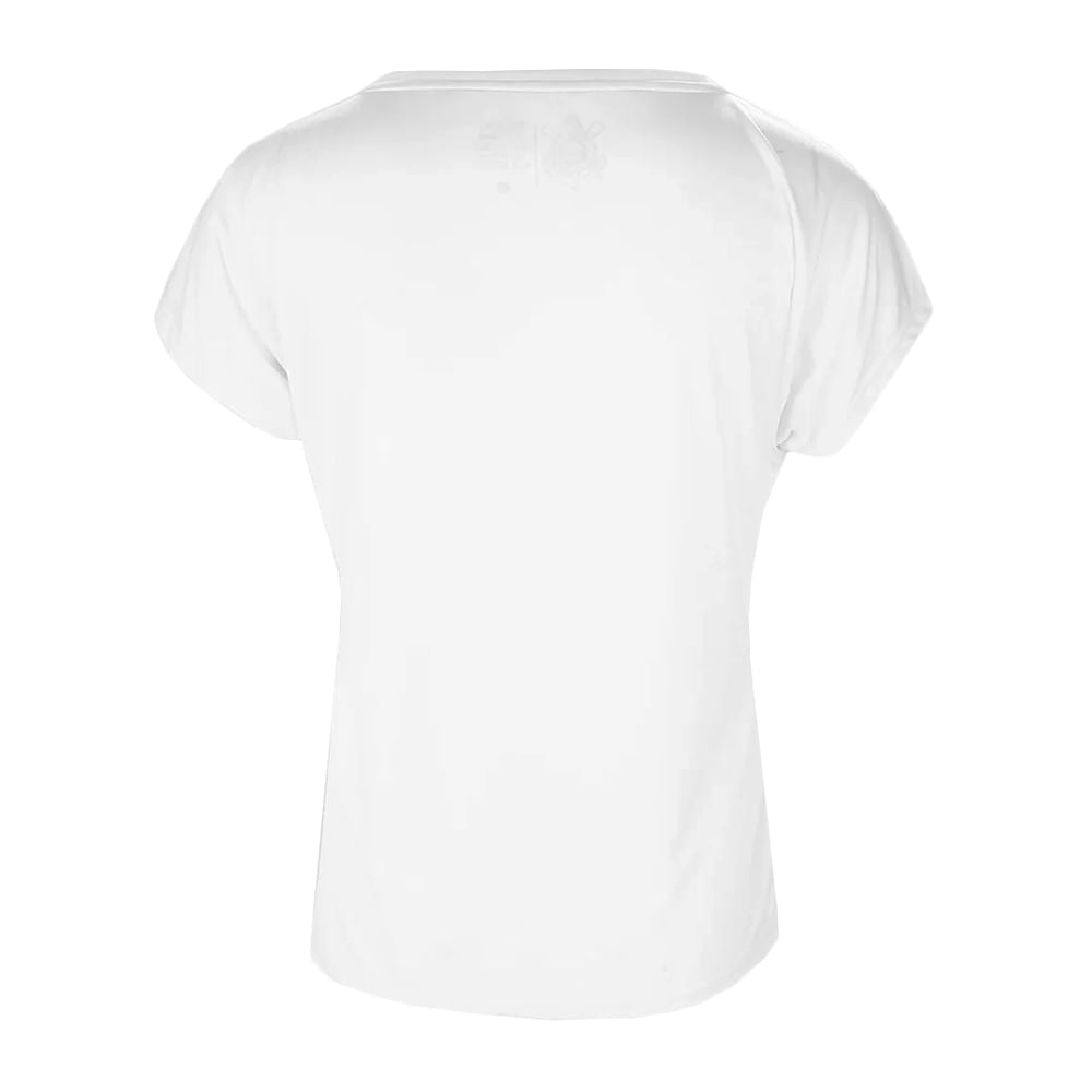 Camisa Corinthians Escudo Feminina Casual