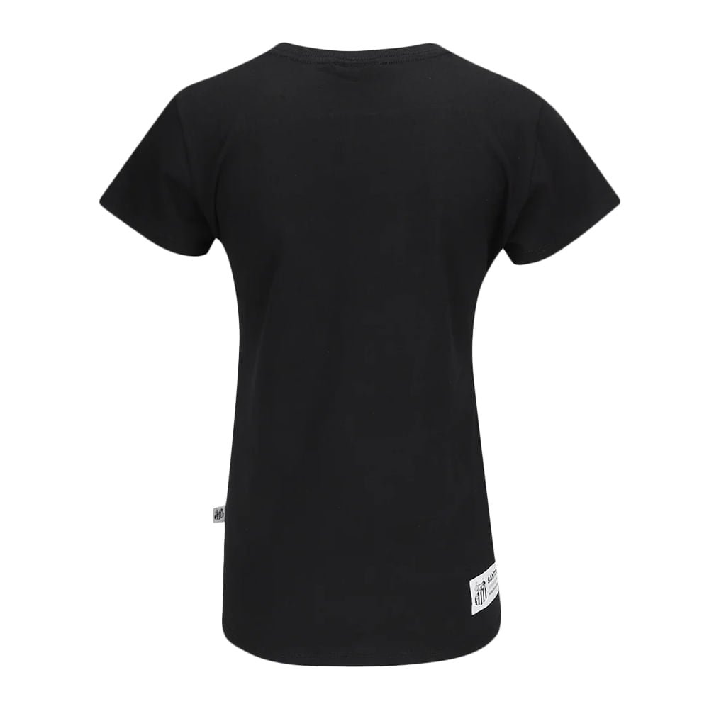 Camiseta Santos Nascer, Viver e No Santos Morrer Feminina Casual