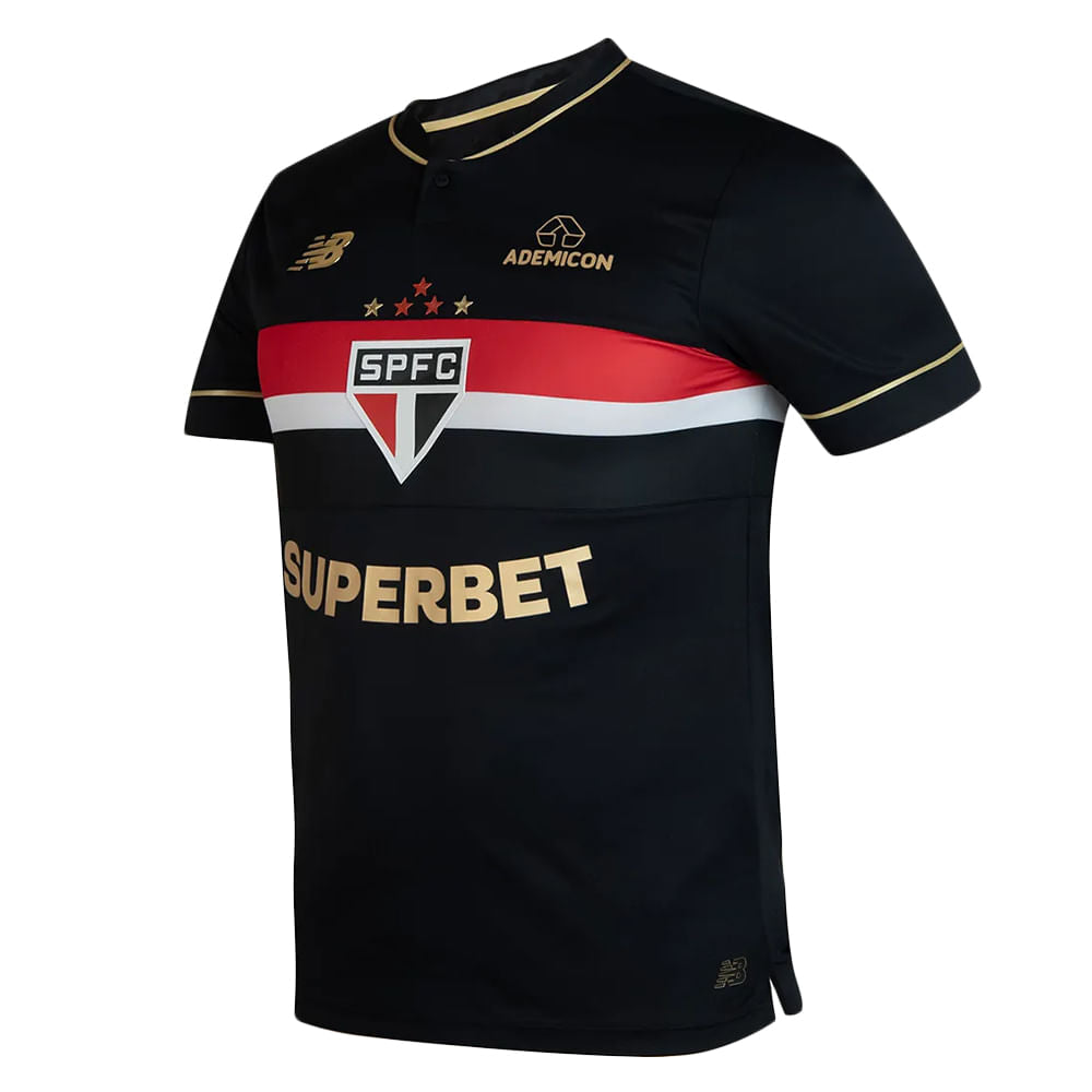 Camisa São Paulo 3 2025 Masculina Dry Fit