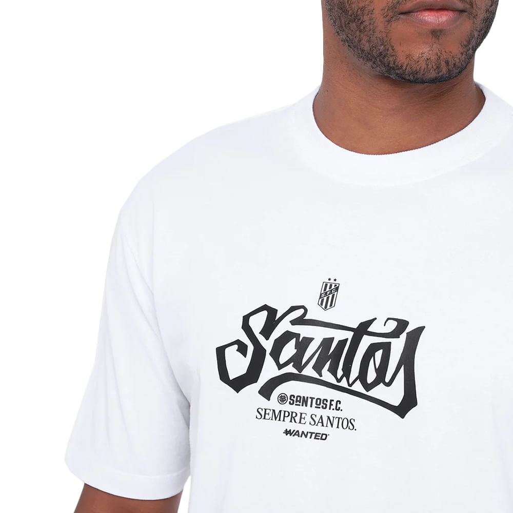Camiseta Santos Vivo Pelo Santos Casual