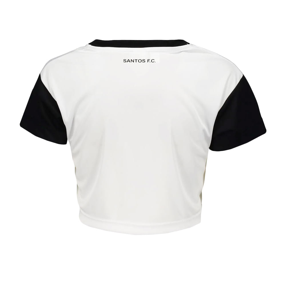 Camiseta Santos Cropped Braziline Santos Movimentar Feminina Casual
