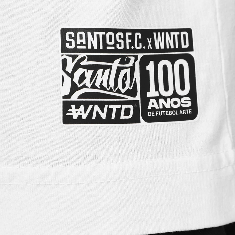 Camiseta Santos Oversized Pela Bandeira Casual