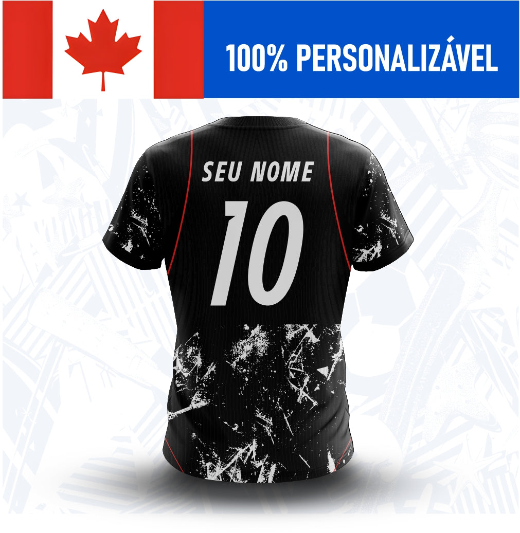 Camisa Canadá Reserva Personalizada Copa 2026 - Costas - Joga o Manto