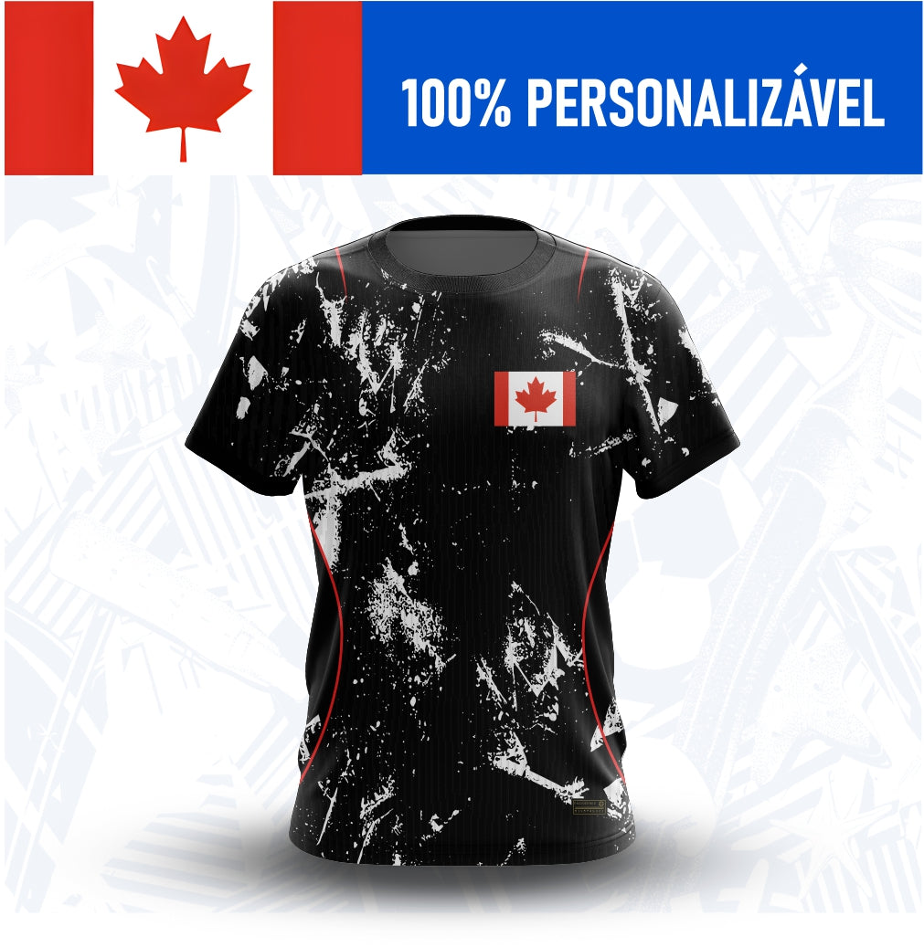 Camisa Canadá Reserva Personalizada Copa 2026 - Frente - Joga o Manto